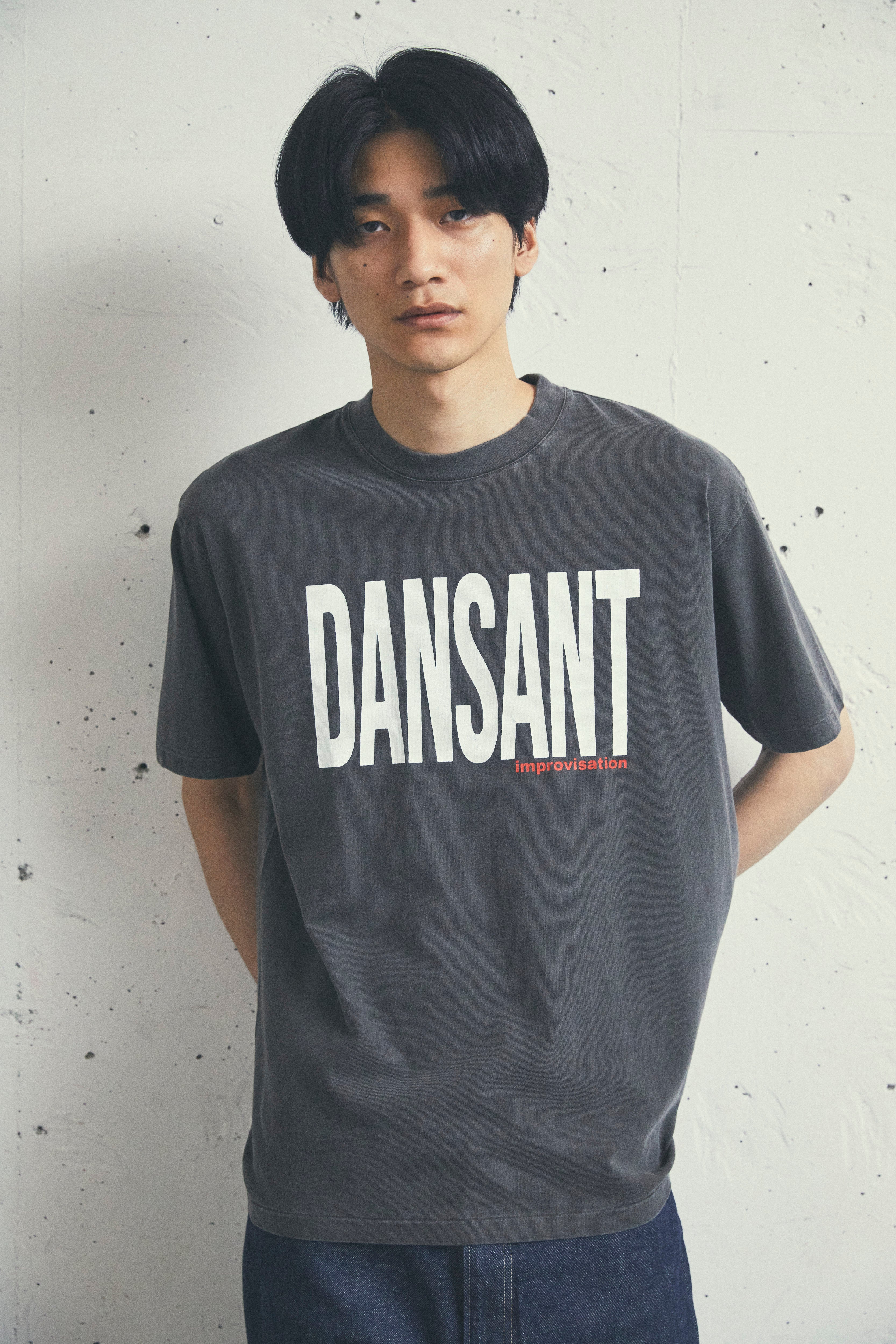 17/- ROUND SHAPE S/S TEE - Improvisation