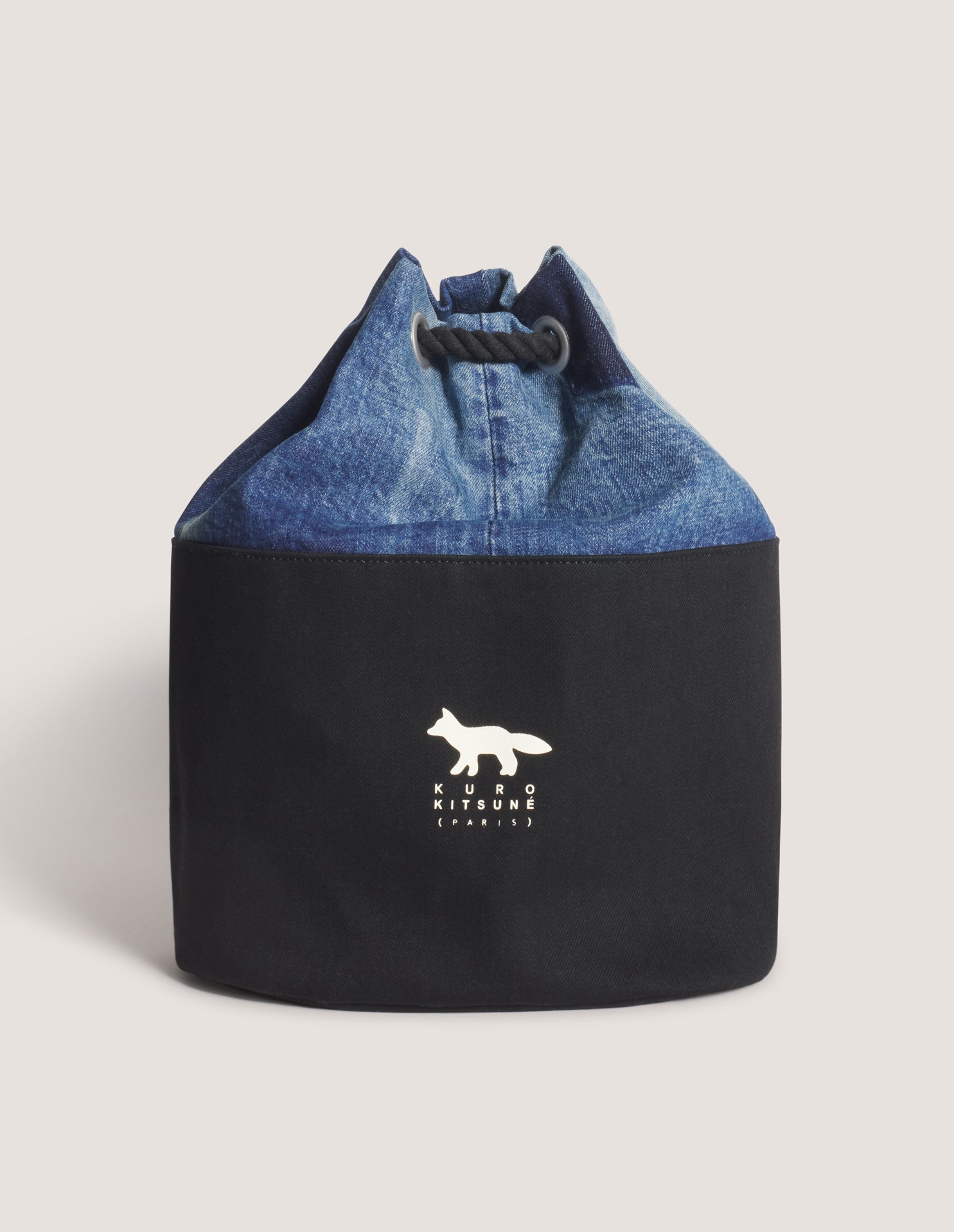 MAISON KITSUNÉ X KURO DENIM BAG