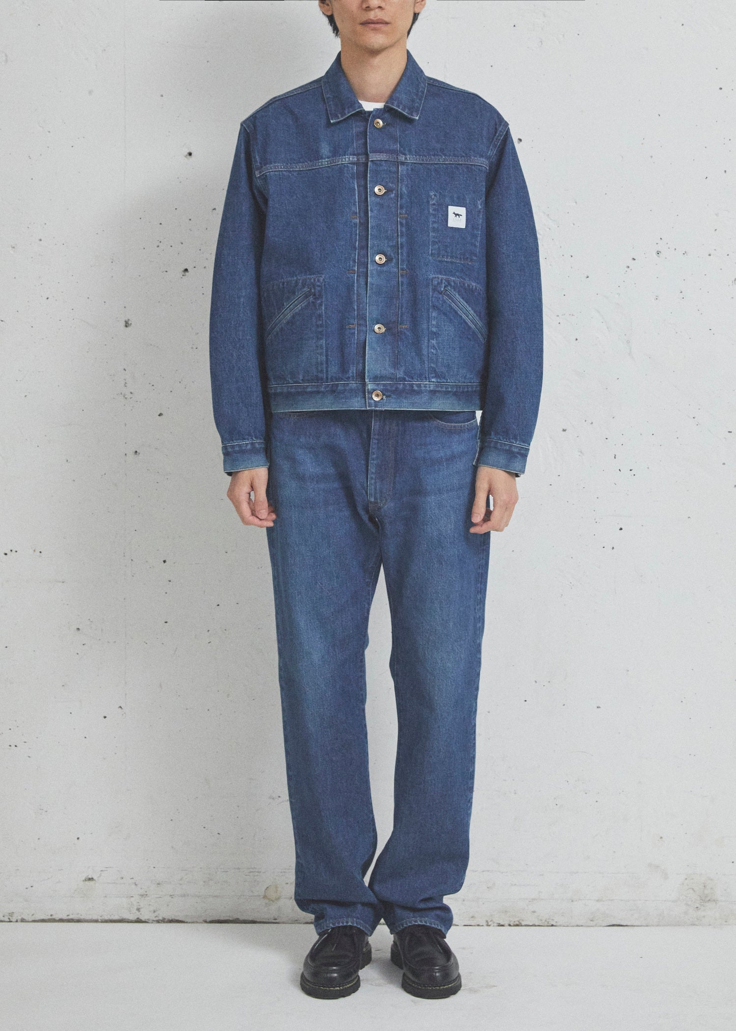 SELVEDGE VOYAGE DENIM JACKET | KURO × Maison Kitsuné