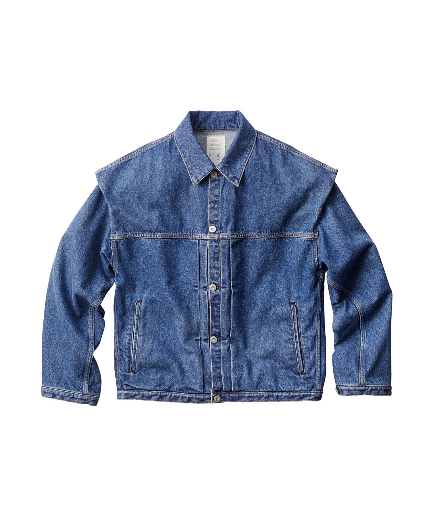 POWER SHOULDER DENIM JACKET
