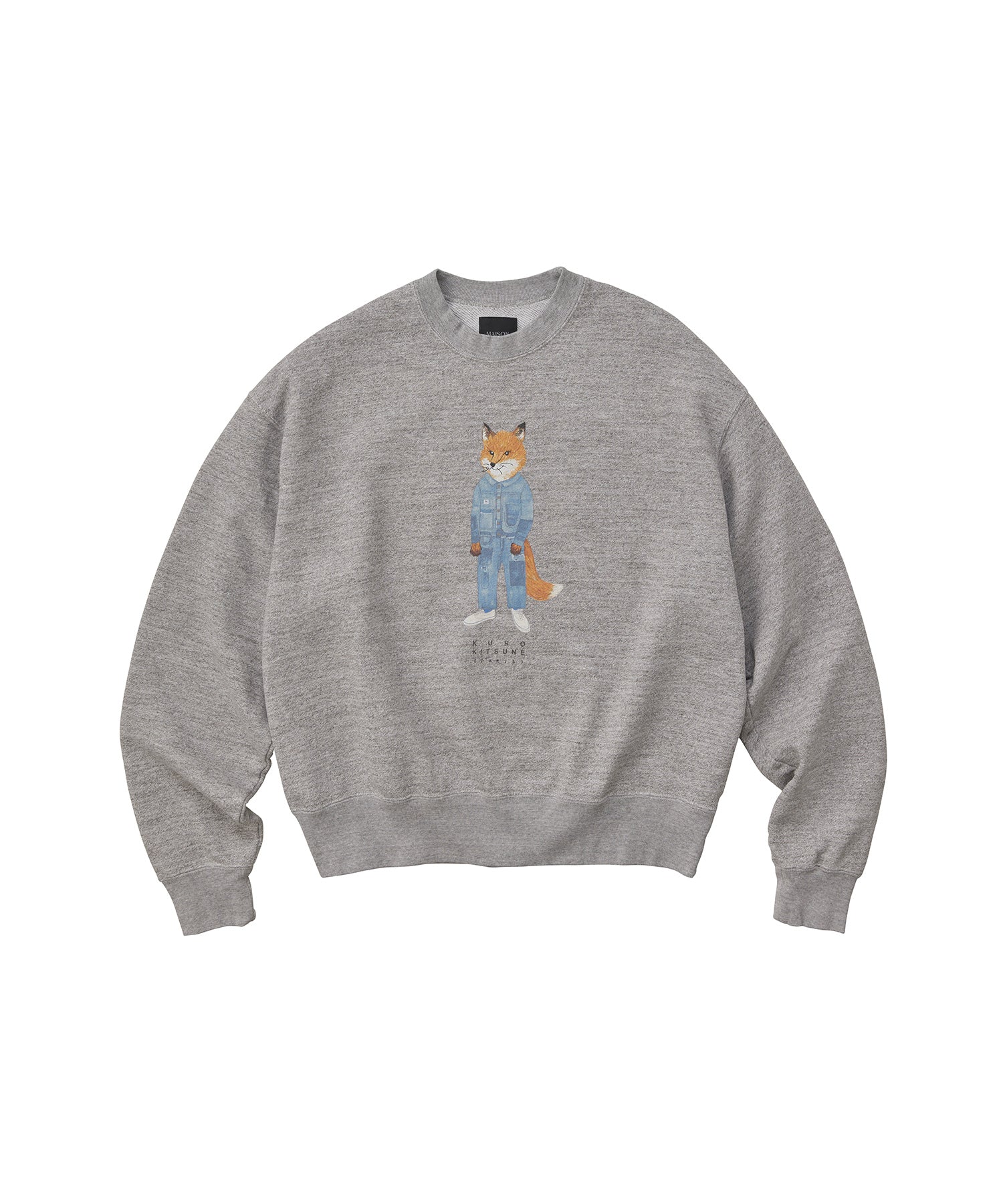 MAISON KITSUNÉ X KURO THE CRAFTED FOX SWEATSHIRT