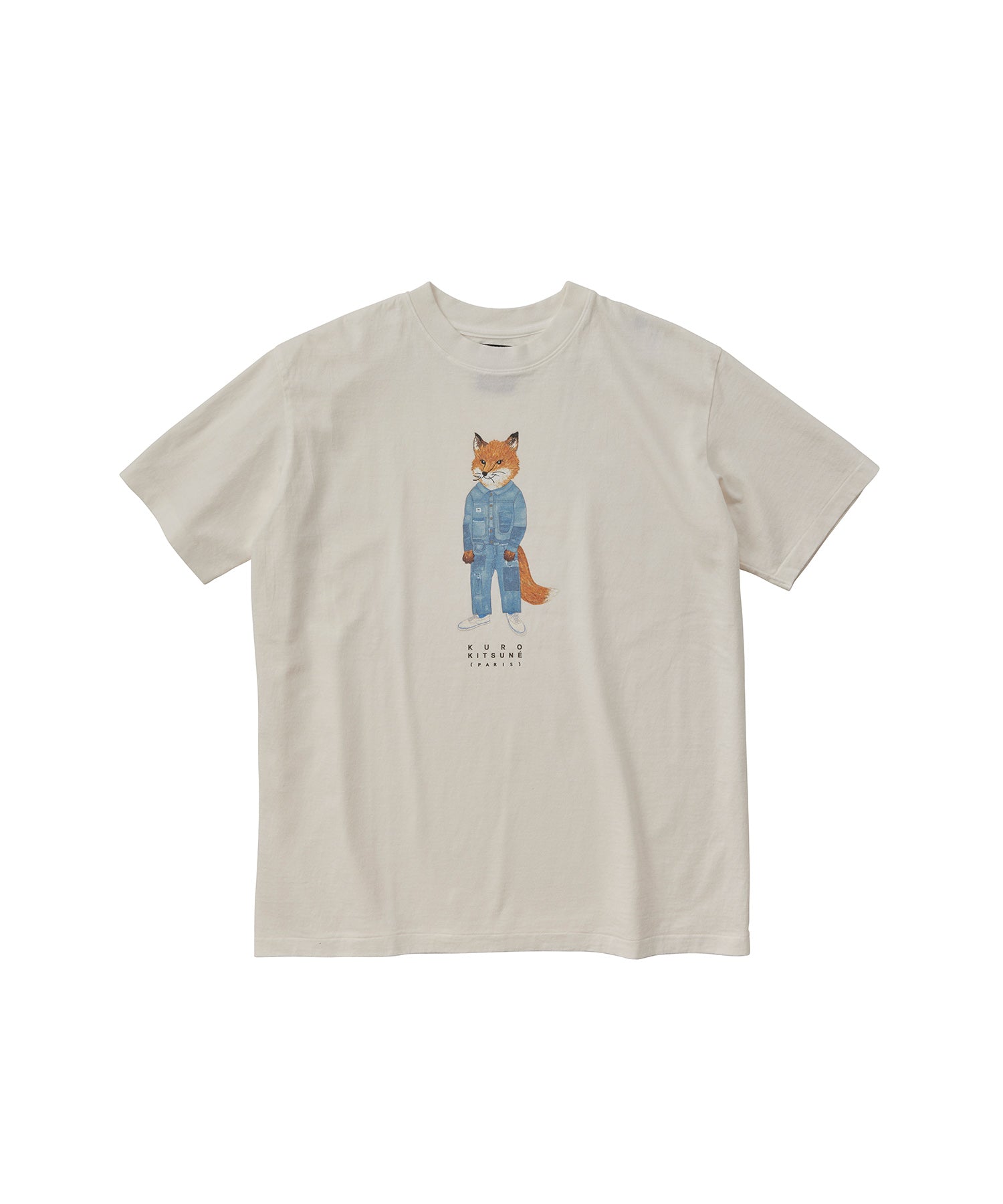 MAISON KITSUNÉ X KURO THE CRAFTED FOX TEE