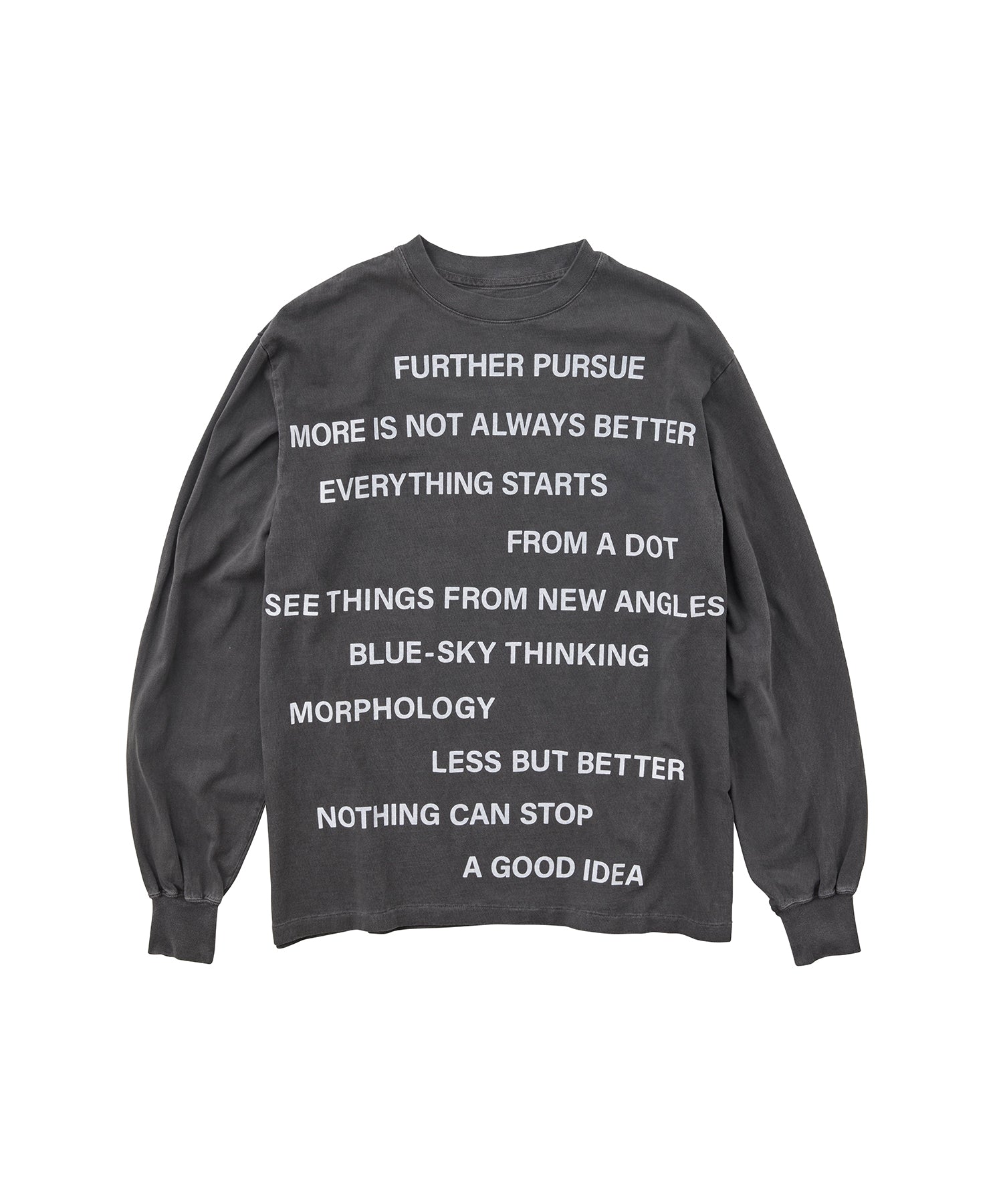 17/- ROUND SHAPE DYED L/S TEE