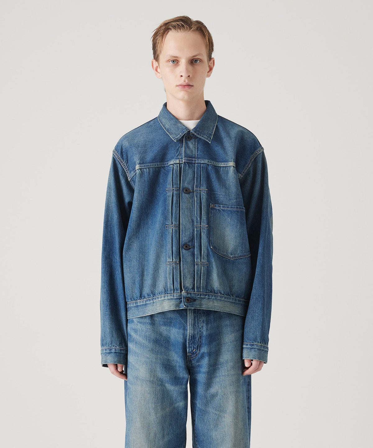 STANDARD DENIM JACKET - RATIO WASH 001
